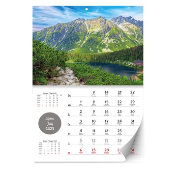 KALENDARZ TATRY I GÓRY ŚWIATA LUX 2025 30x45 3585