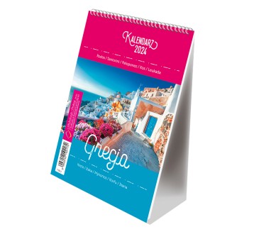 KALENDARZ ZE SPIRALĄ PIONOWY B6 2026 T-103