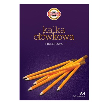 KALKA OŁÓWKOWA A-4/100 ARK FIOLETOWA 1523