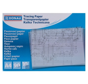 KALKA TECHNICZNA DONAU A4/10 90G. TRANSP 3889 A'6