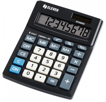 KALKULATOR BIUROWY CMB801BK ELEVEN BERLINGO 0058