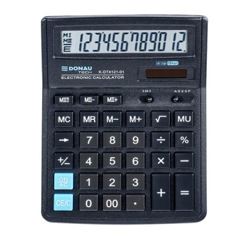 KALKULATOR DONAU K-DT4121-01 CZARNY 5638
