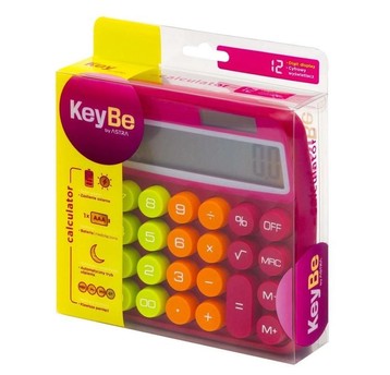 KALKULATOR ROZM. L KEYBE by ASTRA Neon Line 1 6307