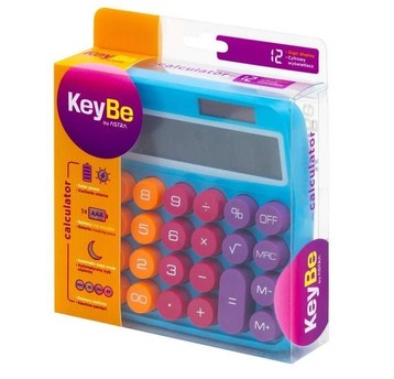 KALKULATOR ROZM. L KEYBE by ASTRA Neon Line 2 6314