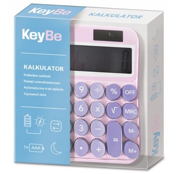 KALKULATOR ROZM. L KEYBE by ASTRA Pastel Line 6284