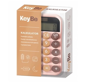 KALKULATOR ROZM. M KEYBE by ASTRA Choco Line 6345