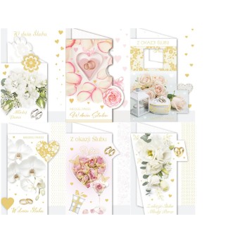 KARNET B6 ŚLUB TRADYCJA - KWIATY ZEST.676 A'25