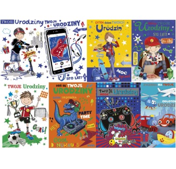 KARNET B6 URODZINY DZIECI. CHŁOPIEC ZEST 647 A.10