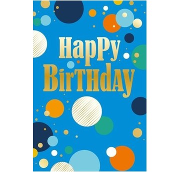 KARNET Birthday Dots 3272