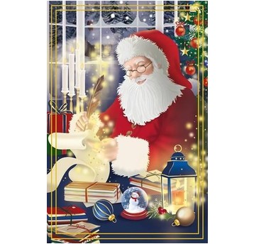 Karnet Boże Narodzenie Glimmering Wishes 2124 A'6
