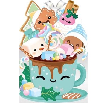 Karnet Boże Narodzenie Hot Chocolate 3732 A'6