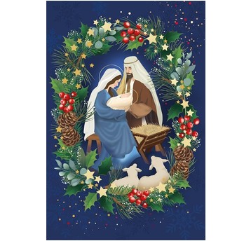 Karnet Boże Narodzenie Jesus of Nazareth 3442 A'6