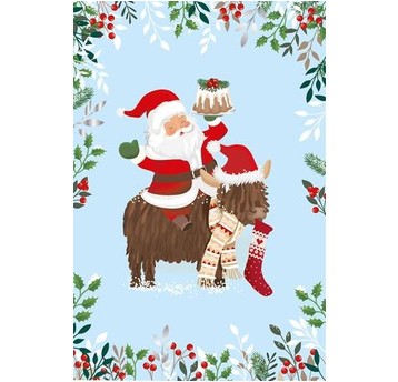 Karnet Boże Narodzenie Jolly Santa 2278 A'6