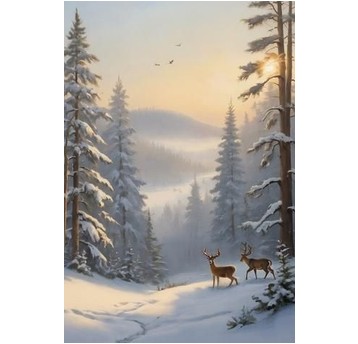 Karnet Boże Narodzenie Wintertime 4999 A'6