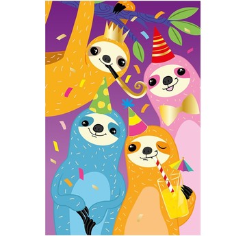 KARNET Colourful Sloths 2671