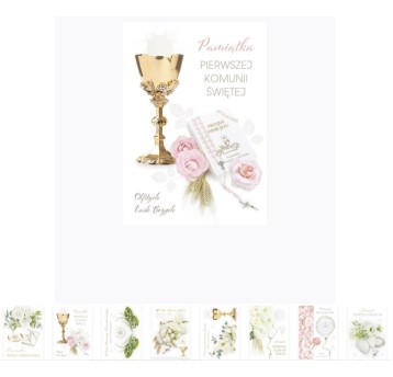 KARNET DUŻY 140X200 KOMUNIA ZEST.104 TRADYCJA A"25