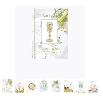 KARNET DUŻY LD 140X200 KOMUNIA ZEST. 115 A"25