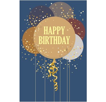 KARNET Gleaming B-day Balloons 1889