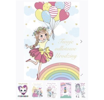 KARNET LUX EDITION 172X180 URODZINY DZIECIĘCE 792