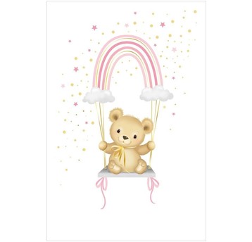 KARNET Pink Rainbow Teddy 3876