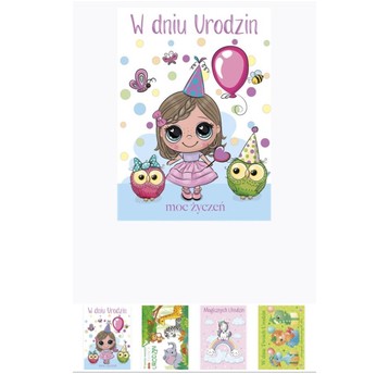 KARNET PRZESTRZENNY LPOP URODZIN DZIECIĘC ZEST 603