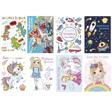 KARNET Z BROKATEM B6B OGÓLNE ZEST.714 A'25