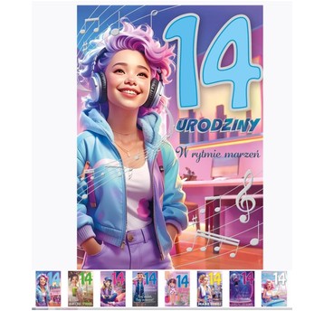 KARNET Z CYFRAMI 117X167 MŁODZIEŻ ZEST835 14-17LAT