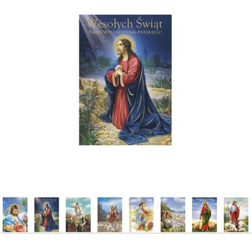 KARNET ZŁOCONY WIELKANOC RELIGIJNE ZEST.206 A'25