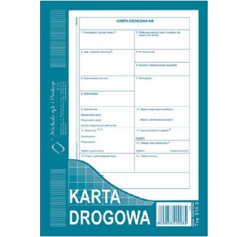 KARTA DROGOWA A5 815-3