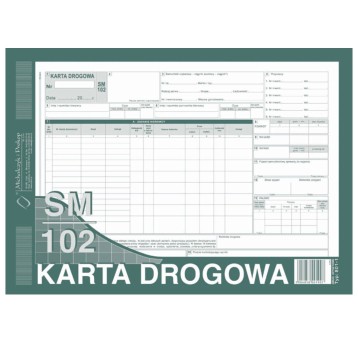KARTA DROGOWA SAM. CIĘZAROWY SM/102 801-1