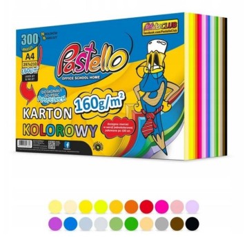 KARTON A4 160GR 300K MIX 20KOL 3856