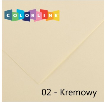 KARTON COLORLINE 50X65 10A 150G 02-KREMOWY 3789