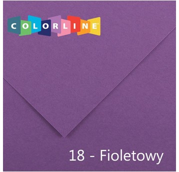 KARTON COLORLINE 50X65 150G (10) 18-FIOLET