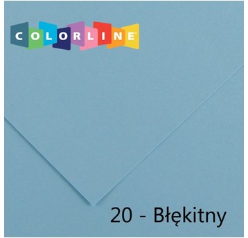 KARTON COLORLINE 50X65 150G (10) 20-BŁĘKIT 3963