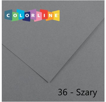 KARTON COLORLINE 50X65 150G (10) 36-SZARY 4120