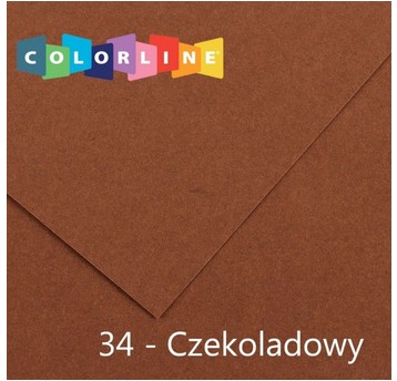 KARTON COLORLINE 50X65 150G (10) 43- CZEKOLAD 0337
