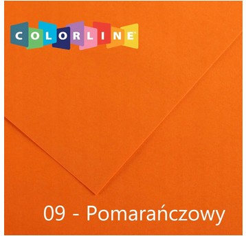Karton Colorline 50x65 150g (25) 09-Pomarańcz 0085