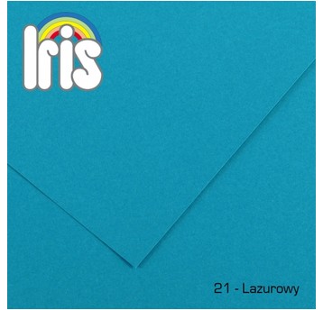 KARTON IRIS B1 70X100 240G 21 LAZUROWY (25) 5166