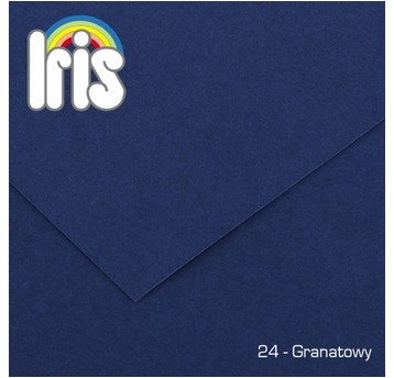 KARTON IRIS B1 70X100 240G 24 GRANAT (25) 5197