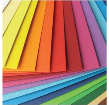 Karton kolorowy 270g, B1, 25 ark, błękitny, Happy