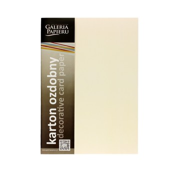 KARTON OZDOBNY BATYST KREMOWY 180G (20) 1229