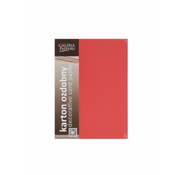 KARTON OZDOBNY EARTH CZERWONY (20) 220G 7785