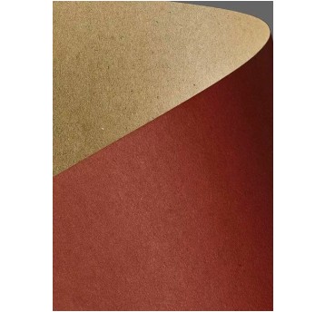 KARTON OZDOBNY KRAFT CZERWONY (20) 270G