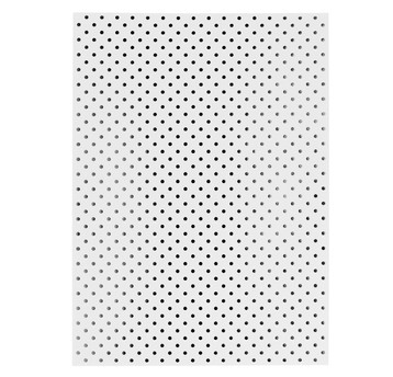 KARTON OZDOBNY METAL. KROPKI SREBRNY 190G (10)
