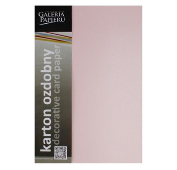 KARTON OZDOBNY MILLENIUM PUDROWY RÓŻ 250G/M2 (20)