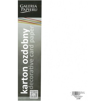 KARTON OZDOBNY RÓŻE BIAŁY 250G/M2 (20) 1343