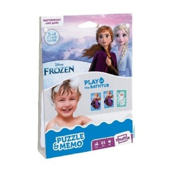 KARTY DO GRY FROZEN PUZZLE I MEMOS DO KĄPIELI