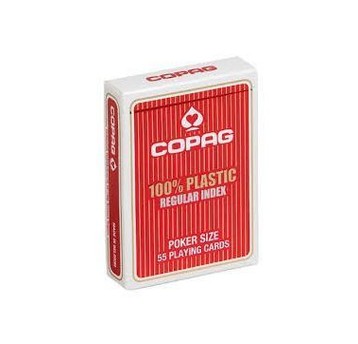 KARTY DO GRY POKER CZERWONY 0438