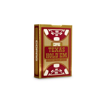 KARTY POKER TEXAS JUMBO CZERWONE 0568