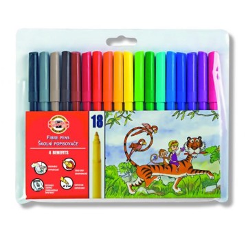 KIN FLAMASTRY SZKOLNE 771002/AH 18KOL W FOLII 3241